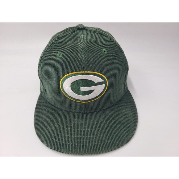 Green Bay Packers Corduroy New Era 9Fifty Snapback Hat Cap NFL Football Green